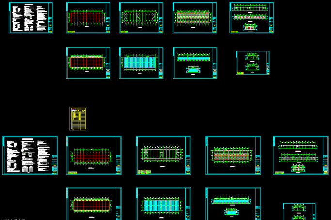 上虞钢结构厂房图纸