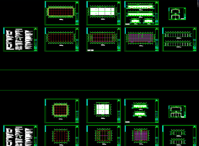 上虞钢结构厂房图纸